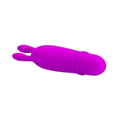 VIBRADOR CONEJITO 10 FUNCIONES SILICONA - comprar online