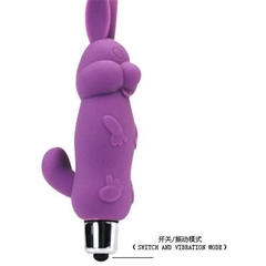 MICRO VIBRADOR RABBIT SILICONA - BULK