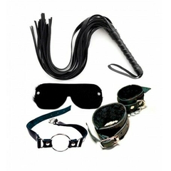 Kit Bondage BDSM 4 Piezas Negro