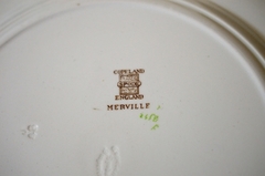 Juego de 6 Platos Playos Copeland Spode England , Pattern Merville Brown C1940 - Funcy Stuff Antiguedades
