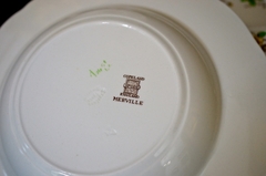 Juego de 6 Platos Hondos Copeland Spode England , Pattern Merville Brown C1940 en internet