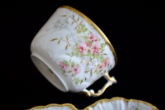 Unica Taza para Desayuno con Plato de Snack Porcelaine Limousine Limoges C1920 Gaths&Chaves - tienda online