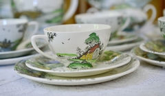 Trio para Te Loza Inglesa Woods&Sons Pattern Sleepy Valley Multicolor C1950