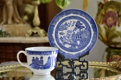 Taza para Te Loza Johnson Bros England, Pattern Blue Willow C1990 - tienda online
