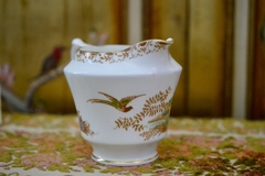 Antigua y Preciosa Jarra Lechera de Porcelana Inglesa HM Sutherland , Pattern Exotic C1930 - tienda online