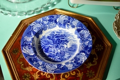 Plato Hondo de Loza Inglesa Enoch Wood Ware , English Scenery C1940 - comprar online