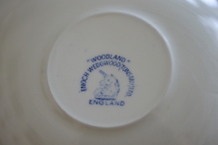 Trio para Te Enoch Wedgwood England, Pattern Woodland y Coaching Days Azul C1960