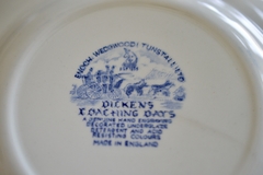 Trio para Te Enoch Wedgwood England, Pattern Woodland y Coaching Days Azul C1960 - comprar online