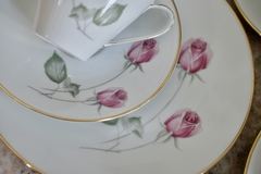 Trio para Te Porcelana Lorenz Hutschenreuther Selb Bavaria Pattern "American Beauty" C1940 - tienda online