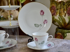 Imagen de Trio para Te Porcelana Lorenz Hutschenreuther Selb Bavaria Pattern "American Beauty" C1940