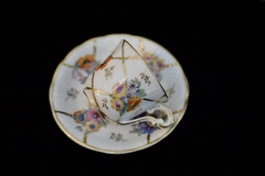 Taza para Café Porcelana Bernardaud & Cie. Limoges France , Bouquet D' Or. C1942 en internet