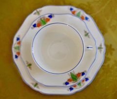 Trio para Te Loza John Maddock & Sons Ltd. England Minerva Art Deco C1940 - tienda online