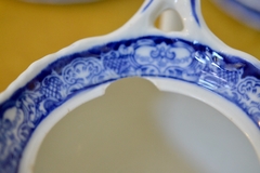Imagen de Azucarera de Loza Stanley Pottery England , Pattern Watteau C1940