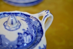 Azucarera de Loza Stanley Pottery England , Pattern Watteau C1940 - tienda online