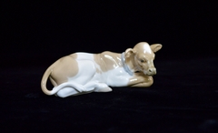 Imagen de Figura de Porcelana Lladro Spain, Modelo #4680 Calfskin C1970, parte de la Natividad