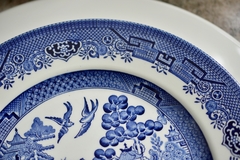 Plato para Postre Loza Churchill Staffordshire England , Pattern Willow Blue C1980 - tienda online