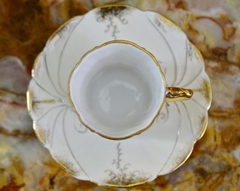Taza para Cafe Porcelana LustreWare Alemania, Gold Lustre C1920. - tienda online