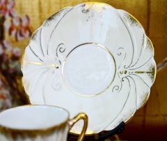 Imagen de Taza para Cafe Porcelana LustreWare Alemania, Gold Lustre C1920.