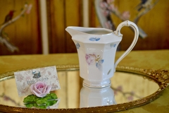 Preciosa Jarra Lechera Porcelana PT Tirschenreuth Bavaria Art Deco Rose C1903