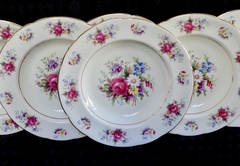 Juego de 6 Platos Hondos Porcelana Paragon England C1932-1939 - tienda online
