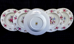 Juego de 6 Platos Hondos Porcelana Paragon England C1932-1939