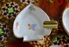 Set de 4 Ceniceros de Mano, Porcelana Mapo C1950. Palos del Pocker. Impecables. en internet