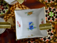 Imagen de Set de 4 Ceniceros de Mano, Porcelana Mapo C1950. Palos del Pocker. Impecables.