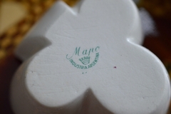 Set de 4 Ceniceros de Mano, Porcelana Mapo C1950. Palos del Pocker. Impecables. en internet