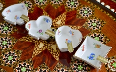 Set de 4 Ceniceros de Mano, Porcelana Mapo C1950. Palos del Pocker. Impecables. - comprar online