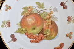 Bombonera de Porcelana Bavaria con Montura en Bronce, Royal Hanover Bavaria Frutas #2 C1950 en internet