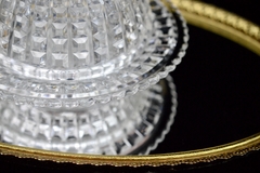 Mantequera o Quesera Anchor Hocking Glass EEUU , Modelo Cube Clear C1940 - tienda online