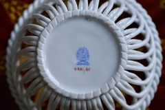 Hermosa Canasta de Porcelana Herend Hungary Chinese Bouquet Green C1960 Bombonera o Porta joyas. - comprar online