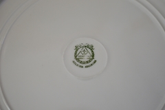 Plato Decorativo Porcelana Verbano Decorado a Mano Bouquet Guarda Azul C1970 - comprar online