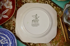 Plato Playo Johnson Bros England , Pattern The Road Home Multicolor C1960 - Funcy Stuff Antiguedades