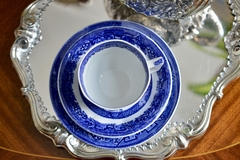 Trio para Te Solian Ware England, Pattern Willow C1930, Hecho para Harrods Buenos Aires - Funcy Stuff Antiguedades