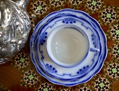Trio para Te WH Grindley Crescent England , Pattern Lorne Flow Blue C1891 - comprar online