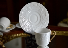 Taza con Plato Para Café Expresso Porcelana Langenthal Suisse Bouton D' Or 1978 - tienda online