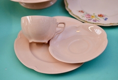 Trio para Te Loza Inglesa Johnson Bros , Pattern Rosedawn C1950 en internet