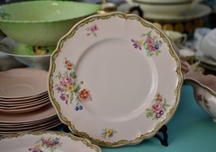 Juego de 6 Platos Playos Johnson Bros England Rosedawn Hanford C1950 - comprar online