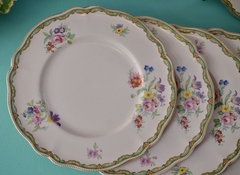 Imagen de Juego de 6 Platos Playos Johnson Bros England Rosedawn Hanford C1950