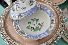 Guisera con tapa de Loza Booths England, Pattern Chester C1920 - Funcy Stuff Antiguedades