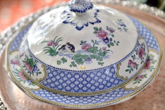 Guisera con tapa de Loza Booths England, Pattern Chester C1920 - tienda online