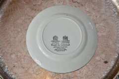 Plato para Postre Johnson Bros England, Pattern Road to Windsor C1960 Blue. - tienda online