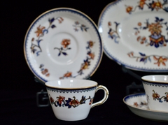 Tu y Yo mas Bandejita de Porcelana Royal Worcester England Chinese Garden C1907 - Funcy Stuff Antiguedades