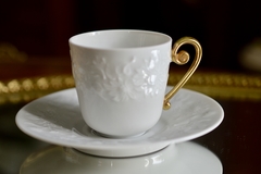 Taza con Plato Para Café Expresso Porcelana Langenthal Suisse Tournesol 1976 - comprar online