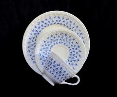 Trio para Te Copeland Spode England, Pattern Gossamer Centurion C1940