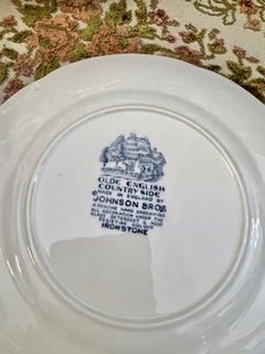 Plato Lunch Johnson Bros England Pattern Olde English Countryside C1960 - Funcy Stuff Antiguedades