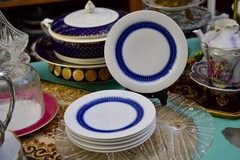 Lote de 6 Platos para Postre de Porcelana Thomas Bavaria Germany , Pattern Lisette de 1967
