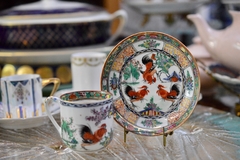 Imagen de Taza para Cafe Porcelana Qianlong Nian Zhi -China Canton- Rooster C1960
