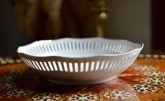 Bowls para Dulces Bombones Porcelana Schwarzenhammer Bavaria Bouquet Rosa C1952 - tienda online